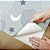Papel de Parede Adesivo Vinil Lavável Nuvem Estrelas Lua Cinza Quarto Bebe - Imagem 3