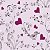 Papel de Parede Adesivo Vinil Rosa Corações Amor Quarto Infantil Meninas - Imagem 3