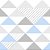 Papel de Parede Adesivo Vinil Triangulos Azul Cinza Listras Quarto Bebe Infantil - Imagem 3