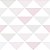 Papel de Parede Adesivo Vinil Mosaico Triangulos Rosa Cinza Sala Quarto Menina - Imagem 3