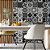 Papel de Parede Adesivo Vinil Azulejos Hidraulicos Cinza Cozinha Lavabo - Imagem 2