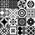 Papel de Parede Adesivo Vinil Azulejos Hidraulicos Cinza Cozinha Lavabo - Imagem 3