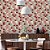 Papel de Parede Adesivo Vinil Pastilha Bege Vermelho Salmão Cozinha Lavabo - Imagem 1