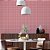 Papel de Parede Adesivo Vinil Pastilha Rosa Salmão Vintage Cozinha Lavabo - Imagem 2