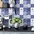 Papel de Parede Adesivo Vinil Azulejos Azuis Hidraulicos Cozinha Área Gourmet - Imagem 1