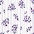 Papel de Parede Adesivo Vinil Floral Lilás Listrado Fofo Quarto Meninas Sala - Imagem 3