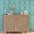 Papel de Parede Adesivo Vinil Provençal Floral Azul Turquesa Vintage Cozinha Sala Quarto - Imagem 2