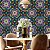 Papel de Parede Adesivo Vinil Azulejo Portugues Mosaico Colors Vintage Cozinha Lavabo - Imagem 2