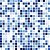 Papel de Parede Adesivo Vinil Pastilhas Tons de Azul e Branco Cozinha Lavabo - Imagem 3