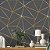 Papel de Parede Adesivo Vinil Zara Cinza Dourado Gold Moderno Quarto Sala - Imagem 1