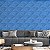 Papel de Parede Adesivo Vinil Efeito 3D Gesso Azul Claro Sala Quarto Cozinha - Imagem 1