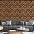 Papel de Parede Adesivo Vinil Maori Tons Marrom Tribal Vintage Sala Quarto Cozinha - Imagem 1