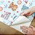 Papel de Parede Adesivo Vinil Balões Bebê Urso Trem Brinquedos Fofo Quarto Infantil - Imagem 4