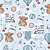 Papel de Parede Adesivo Vinil Balões Bebê Urso Trem Brinquedos Fofo Quarto Infantil - Imagem 3