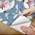 Papel de Parede Adesivo Vinil Flores Rosa Floral Aquarela Azul Elegante Sala Quarto - Imagem 4