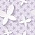 Papel de Parede Adesivo Vinil Flores e Borboletas Lilás Branco Fofo Quarto Infantil - Imagem 3