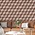 Papel de Parede Adesivo Vinil Rosê Ilusão Ótica Cubos 3D Bronze Moderno Sala Quarto - Imagem 2