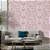 Papel de Parede Adesivo Vinil Abstrato Rosa Mandala Efeito Luz Rosê Elegante Moderno Sala Quarto - Imagem 2