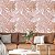 Papel de Parede Adesivo Vinil Abstrato Folhas Rose Gold Degradê Rosa Quarto Menina Sala - Imagem 2