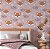 Papel de Parede Adesivo Vinil Raposinhas Rosa Fofa Folhas Quarto Infantil Meninas - Imagem 2