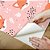Papel de Parede Adesivo Vinil Raposinhas Rosa Fofa Folhas Quarto Infantil Meninas - Imagem 4