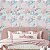 Papel de Parede Adesivo Vinil Unicórnios Com Flor Moderno Quarto Meninas - Imagem 1