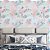 Papel de Parede Adesivo Vinil Unicórnios Com Flor Moderno Quarto Meninas - Imagem 2