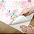 Papel de Parede Adesivo Vinil Passarinhos e Flor Rosa Verde Claro Gold Pintura Quarto Meninas - Imagem 4