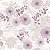Papel de Parede Adesivo Vinil Floral Rosa E Branco Vintage Sala Quarto Menina - Imagem 3