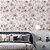 Papel de Parede Adesivo Vinil Floral Rosa E Branco Vintage Sala Quarto Menina - Imagem 1