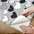 Papel de Parede Adesivo Vinil Corações Preto CInza Branco Estampas Bolinhas Teen Fofo Quarto Menina - Imagem 4