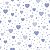 Papel de Parede Adesivo Vinil Coração Fofo Bolinhas Branco E Lilás Quarto Infantil - Imagem 3