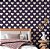 Papel de Parede Adesivo Vinil Corações Mosaico Patche Roxo e Bege Vintage Sala Quarto - Imagem 1