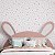 Papel de Parede Adesivo Vinil Corações Rosa Cinza Fofo Pontinhos Quarto Infantil Menina - Imagem 2