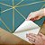 Papel de Parede Adesivo Vinil Zara Verde Turquesa e Dourado Triangulos Geométrico Sala Quarto - Imagem 3
