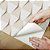 Papel de Parede Adesivo Vinil Escamas Bege Efeito 3D Gesso Mosaico Areia Sala Quarto - Imagem 3