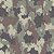Papel de Parede Adesivo Vinil Exercito Camuflagem Verde e Marrom Teen Quarto - Imagem 4