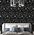 Papel de Parede Adesivo Vinil Planeta Astronomia Desenho Preto e Branco Teen Quarto - Imagem 1