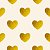 Papel de Parede Adesivo Vinil Corações Gold Dourado Fofo Sala Quarto Meninas - Imagem 4