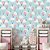 Papel de Parede Adesivo Vinil Balões Rosa Azul Fofo Céu Colorido Quarto Bebe Meninas - Imagem 1