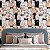 Papel de Parede Adesivo Vinil Animais Fofos Doodle Art Bege Marrom Preto Quarto Infantil Meninas - Imagem 2