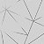 Papel de Parede Adesivo Vinil Zara Cinza E Prata Triangulos Abstrato Sala Quarto Cozinha - Imagem 4