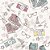 Papel de Parede Adesivo Vinil All Star Rosa Azul - Imagem 4