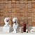 Papel de Parede Adesivo Vinil Pedras Cubos Mosaico 3D - Imagem 2