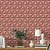 Papel de Parede Adesivo Vinil Geometrico Salmão Rosa Efeito 3D Gesso Triangulos Sala Cozinha Quarto - Imagem 2