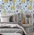 Papel de Parede Adesivo Quarto Safari Bebê Animal Girafa Zebra Azul Quarto Infantil Bebe - Imagem 2