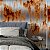 Papel de Parede Adesivo Vinil Aço Corten Cinza Ferro Laranja Metal Industrial Escritório - Imagem 1