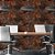 Papel de Parede Adesivo Vinil Vermelho Corten Aço Ferrugem Empresa Industrial Sala - Imagem 2