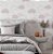 Papel de Parede Adesivo Vinil Nuvens Branca Rosa Nude Quarto Infantil - Imagem 2