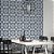 Papel de Parede Adesivo Vinil Azulejo Portguês Flor Hidráulico Cinza - Imagem 2
